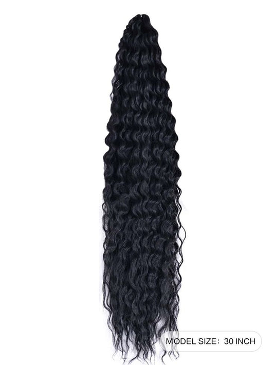 Drawstring Ponytail Water Wave Synthetic Hair Clip in Hair