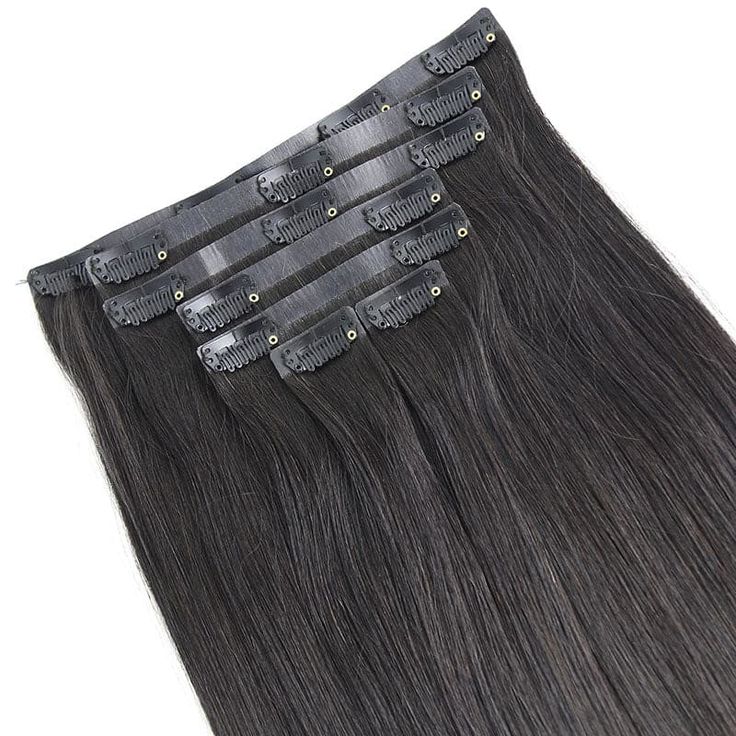 Wig/ Extension Clips Black - Pack of 48